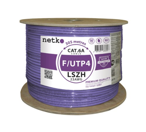 Кабель витая пара F/UTP4 Netko FTP-5298.06A.9B (53961)