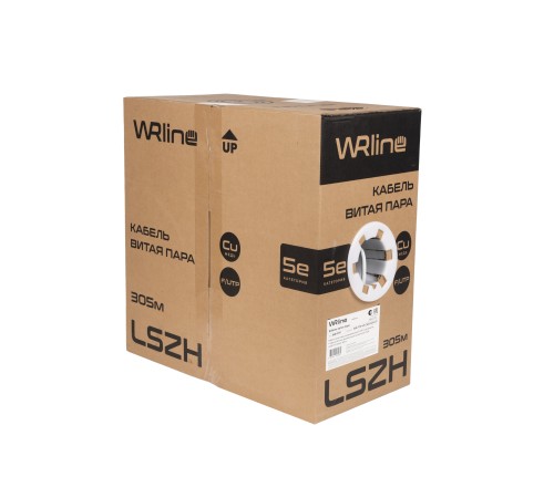 Кабель витая пара WRLine WR-FTP-4P-C5E-LSZH-GY