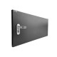 Дверь металлическая с ручкой для шкафа WMA DUO 6*12 Netko черная N.FRTD-M.12U.65378.BK (65378)