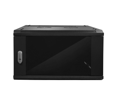 Шкаф настенный 6U серия WMA (Wall Maestro) (600х600х370) разборный передняя стеклянная дверь черный Netko А N.WMA.6606GWD.65154.BK (65154)