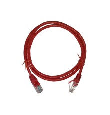 Патч-корд UTP4 cat 5e 1,0м ВС LSZH красный литой коннектор Netko Optima N.BC.UTP.5e-1.0m-4-lszh (67599)