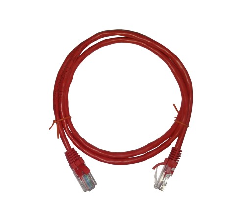 Патч-корд UTP4 cat 5e 1,0м ВС LSZH красный литой коннектор Netko Optima N.BC.UTP.5e-1.0m-4-lszh (67599)