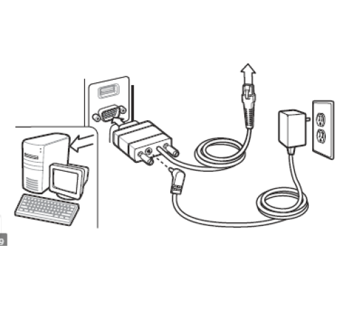 RS-232 кабель Datalogic 8-0730-54