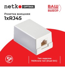 Розетка компьютерная Netko LX-519 (51151)
