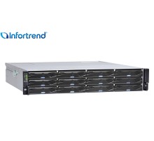 Система хранения данных Infortrend EonStor DS 1000 G3 2U/12bay Dual controller, 2x12Gb SAS, 2x host board,2x4GB, 2x(PSU+FAN), 2x (Super capacitor+Flash), 12xdrive trays, 1xRmk(ESDS 1012R3C-C)(repl DS1012R2C000C-8U32) (id 35334)