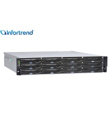 Система хранения данных Infortrend EonStor DS 1000 G3 2U/12bay Dual controller, 2x12Gb SAS, 2x host board,2x4GB, 2x(PSU+FAN), 2x (Super capacitor+Flash), 12xdrive trays, 1xRmk(ESDS 1012R3C-C)(repl DS1012R2C000C-8U32) (id 35334)