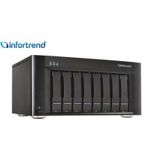 Сетевой накопитель Infortrend GSe Pro 108-C 8bay, supports NAS, SAN, object protocol and Cloud gateway, including Intel Atom 2.4GHz 4C CPU, 1x4GB non-ECC, 4x1GbE(RJ45), 2x USB 2.0, 2x USB 3.0, 1x Host Board slot, 1xPSU and 8 drive trays (id 36427)