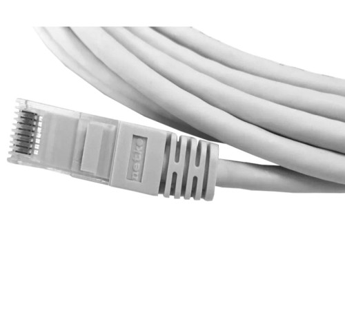 Патч-корд UTP4 cat.6 5.0м литой коннектор серый LSZH Netko Expert CKC NUTPBC.6-5m-2-lszh (58666)
