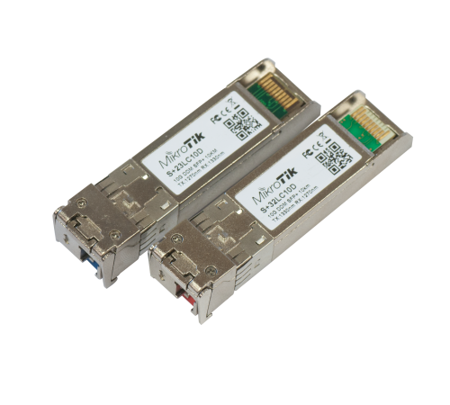 Пара SFP модулей MikroTik S+2332LC10D Пара SFP модулей MikroTik S+2332LC10D