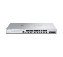 Управляемый коммутатор Omada Pro уровня 2+ с 24 гигабитными портами PoE+ и 4 портами SFP TP-Link S5500-24GP4F