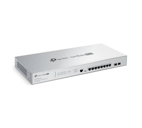 Управляемый коммутатор Omada Pro уровня 2+ с 8 портами PoE+ 2,5 Гбит/с и 2 портами SFP+ TP-Link S5500-8MHP2XF