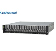 Платформа СХД Infortrend DS 2000 Gen2 2U/24bay, Dual Redundant controller subsystem including 2x12Gb SAS EXP. Port, 8x1G iSCSI ports +2x host board slot(s), 2x4GB, 2x(PSU+FAN Module), 2x(SuperCap.+Flash module), 24xdrive trays and 1xRackmount kit (id 3431