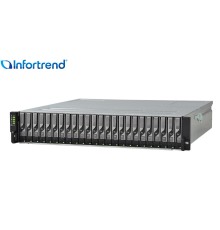 Платформа СХД Infortrend DS 2000 Gen2 2U/24bay, Dual Redundant controller subsystem including 2x12Gb SAS EXP. Port, 8x1G iSCSI ports +2x host board slot(s), 2x4GB, 2x(PSU+FAN Module), 2x(SuperCap.+Flash module), 24xdrive trays and 1xRackmount kit (id 3431