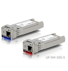 Пара SFP-модулей Ubiquiti Fiber UF-SM-10G-S