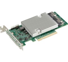 Контроллер SuperMicro AOC-S3816L-L16IT-O 16 int 12Gb/s SAS3 ports, x8 Gen4, HBA, LP, 122HDDw/exp (id 33660)
