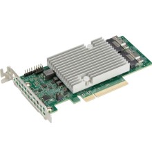 Контроллер SuperMicro AOC-S3816L-L16IT-O 16 int 12Gb/s SAS3 ports, x8 Gen4, HBA, LP, 122HDDw/exp (id 33660)