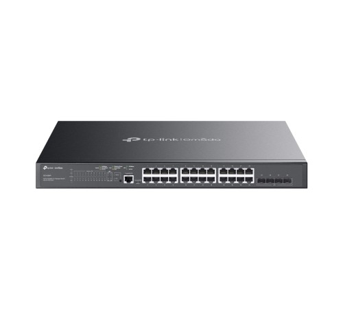 Управляемый коммутатор Omada уровня 2+ с 24 гигабитными портами PoE+ и 4 SFP TP-Link SG3428MP