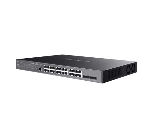 Управляемый коммутатор Omada уровня 2+ с 24 гигабитными портами PoE+ и 4 SFP TP-Link SG3428MP