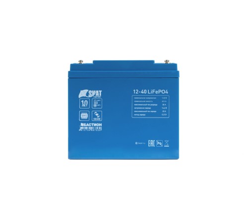 Аккумулятор литий-железо-фосфатный герметизированный Бастион SKAT i-Battery 12-40 LiFePO4 {649}