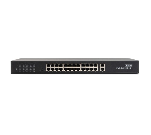 Коммутатор Бастион SKAT PoE-24E-2G v.2 {4077}
