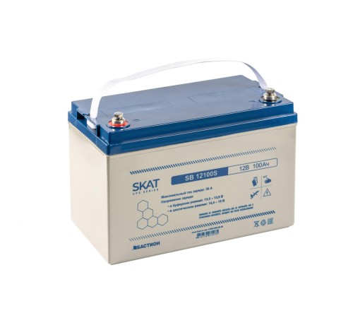 Аккумулятор свинцово-кислотный Бастион SKAT SB 12100S {8973}