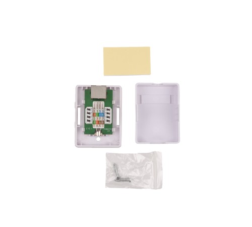 Розетка компьютерная RJ-45 WRLine WR-WS-8P8C-C5E-SH-1