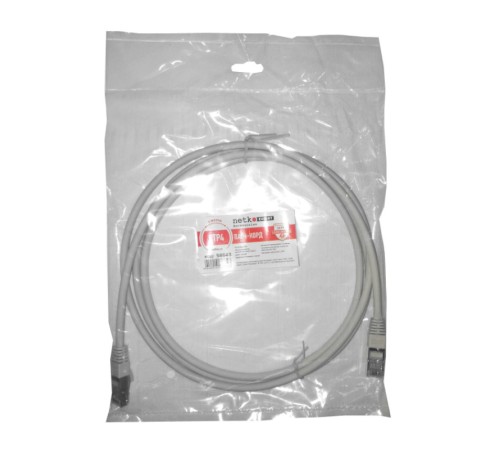Патч-корд FTP4 cat.5e 2.0м литой коннектор серый LSZH Netko Expert CKC NFTPBC.5e-2m-2-lszh (58643) Патч-корд FTP4 cat.5e 2.0м литой коннектор серый LSZH Netko Expert CKC NFTPBC.5e-2m-2-lszh (58643)