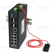 Промышленный PoE коммутатор Osnovo SW-80804/ILS(PORT 90W,300W)
