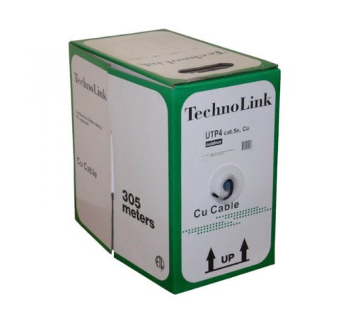 Кабель витая пара U/UTP4 TechnoLink UTP-7308.05E.1H (55971) TL