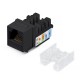 Вставка Keystone Jack RJ-45 WRLine WR-KJ-RJ45-C5E-90-SW-BK