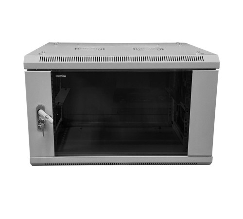 Шкаф настенный 12U серия WMA (Wall Maestro) (600х600х635) передняя дверь стекло разборный серый Netko А N.WMA.6612GWD.65569.GY (65569)