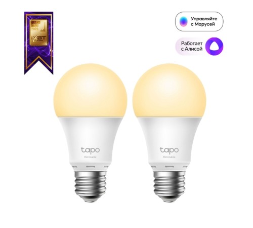 Умная диммируемая лампа TP-Link Tapo L510E (2-pack) L510E(2-pack)
