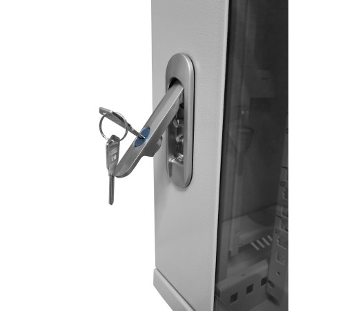 Шкаф настенный 12U серия WMA (Wall Maestro) (600х450х635) передняя дверь стекло собранный серый Netko А N.WMA.6412GWA.66172.GY (66172)