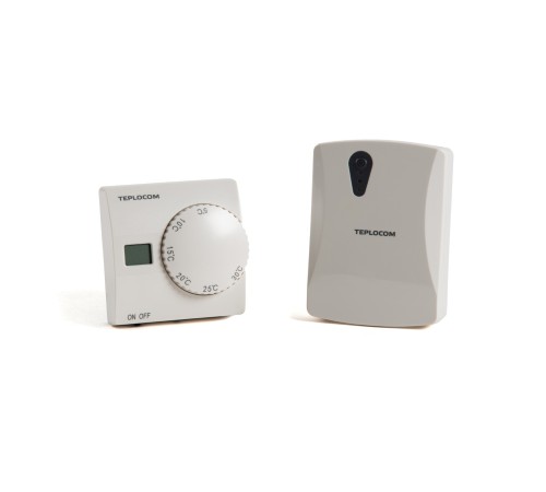 Беспроводной комнатный термостат Бастион TEPLOCOM TS-2AA/3A RF2 {929}