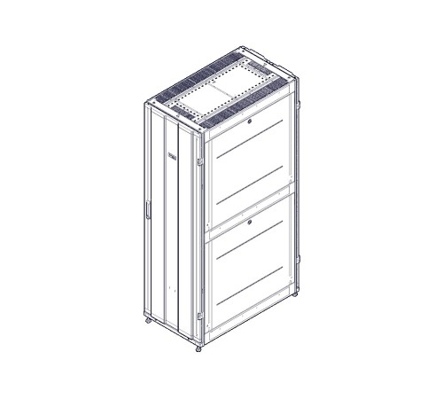 Монтажный шкаф Systeme Electric шкаф, серия Uniprom, 42U-600/1070, боковые панели 4шт, черный UR3100