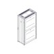 Монтажный шкаф Systeme Electric шкаф, серия Uniprom, 42U-600/1070, боковые панели 4шт, черный UR3100