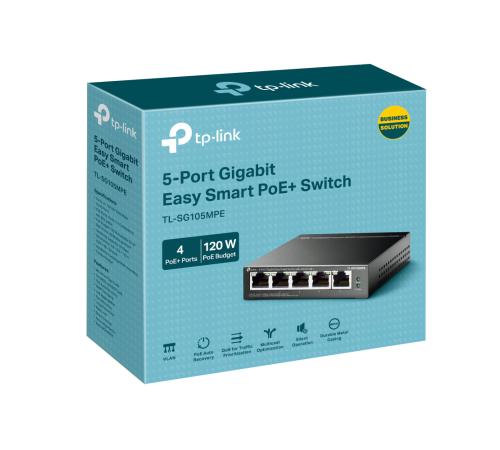 Коммутатор TP-Link TL-SG105MPE
