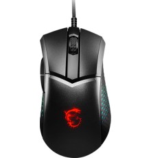 Мышь проводная Gaming Mouse MSI Clutch GM51 Lightweight, Wired, FriXionFree cable, DPI 6400 (max. 26000 by software), 3 Zone RGB lighting, Right handed, 75g, Black (id 27249)