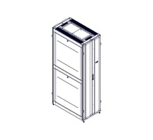 Шкаф Systeme Electric , серия Uniprom, 48U-600/1070, боковые панели 4шт, черный Electric UR3107