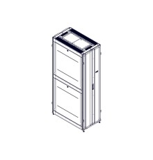 Шкаф Systeme Electric , серия Uniprom, 48U-600/1070, боковые панели 4шт, черный Electric UR3107