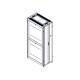 Шкаф Systeme Electric , серия Uniprom, 48U-600/1070, боковые панели 4шт, черный Electric UR3107
