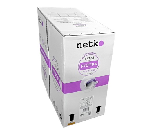 Кабель витая пара F/UTP4 Netko FTP-5381.05E.9B (54044)