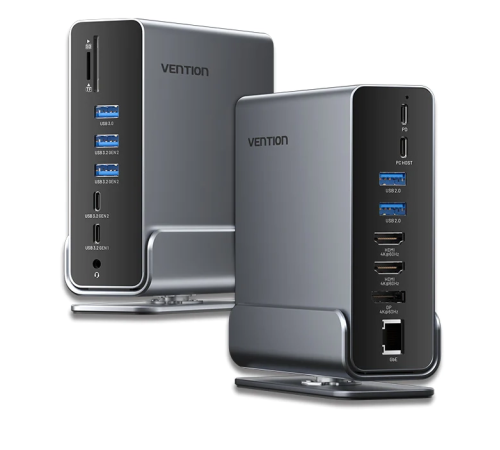 Мультифункциональная док-станция Vention USB Type C 15 в 1 (TPUH0) (id 23156) Мультифункциональная док-станция Vention USB Type C 15 в 1 (TPUH0) (id 23156)