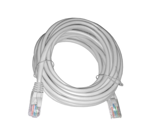Патч-корд UTP4 cat.5е 5.0м CCA LSZH серый литой коннектор Netko Optima N.CCA.UTP.5e-5.0m-2-lszh (67573)