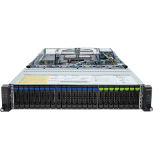 Шасси серверное Gigabyte Server Platform R283-S98 / 2U / 2xIntel (Gen 4/5) / 2xHS / 32xDIMM / 8xSFF NVMe/SATA/SAS + 16xSFF SATA/SAS + 2xSFFSATA/SAS / 2x1GbE / 2xOCP 3.0 / 4xFHHL / 2x2000W / Rails (id 35683)