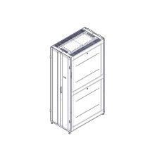 Монтажный шкаф Systeme Electric шкаф, серия Uniprom, 42U-600/1070, боковые панели 4шт, черный UR3100