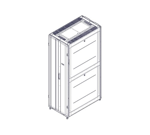 Монтажный шкаф Systeme Electric шкаф, серия Uniprom, 42U-600/1070, боковые панели 4шт, черный UR3100