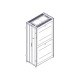 Монтажный шкаф Systeme Electric шкаф, серия Uniprom, 42U-600/1070, боковые панели 4шт, черный UR3100