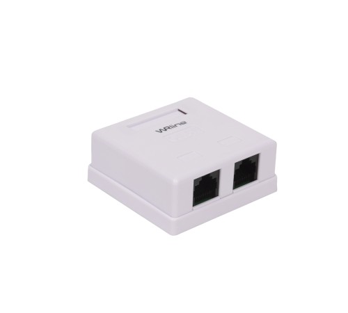 Розетка компьютерная RJ-45 WRLine WR-WS-8P8C-C5E-2