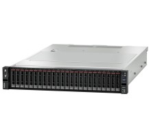 Сервер Lenovo ThinkSystem SR655 Rack 2U,1xEPYC 7702P 64C (2.0GHz/200W),16xDIMM DDR4 UP to 2TB,16xSFF SAS/SATA,2x25GbE SFP28,1x1100W,2x2.8m p/c,XCP PE w/3Yr SW, 7Z01S60900 (id 30997)